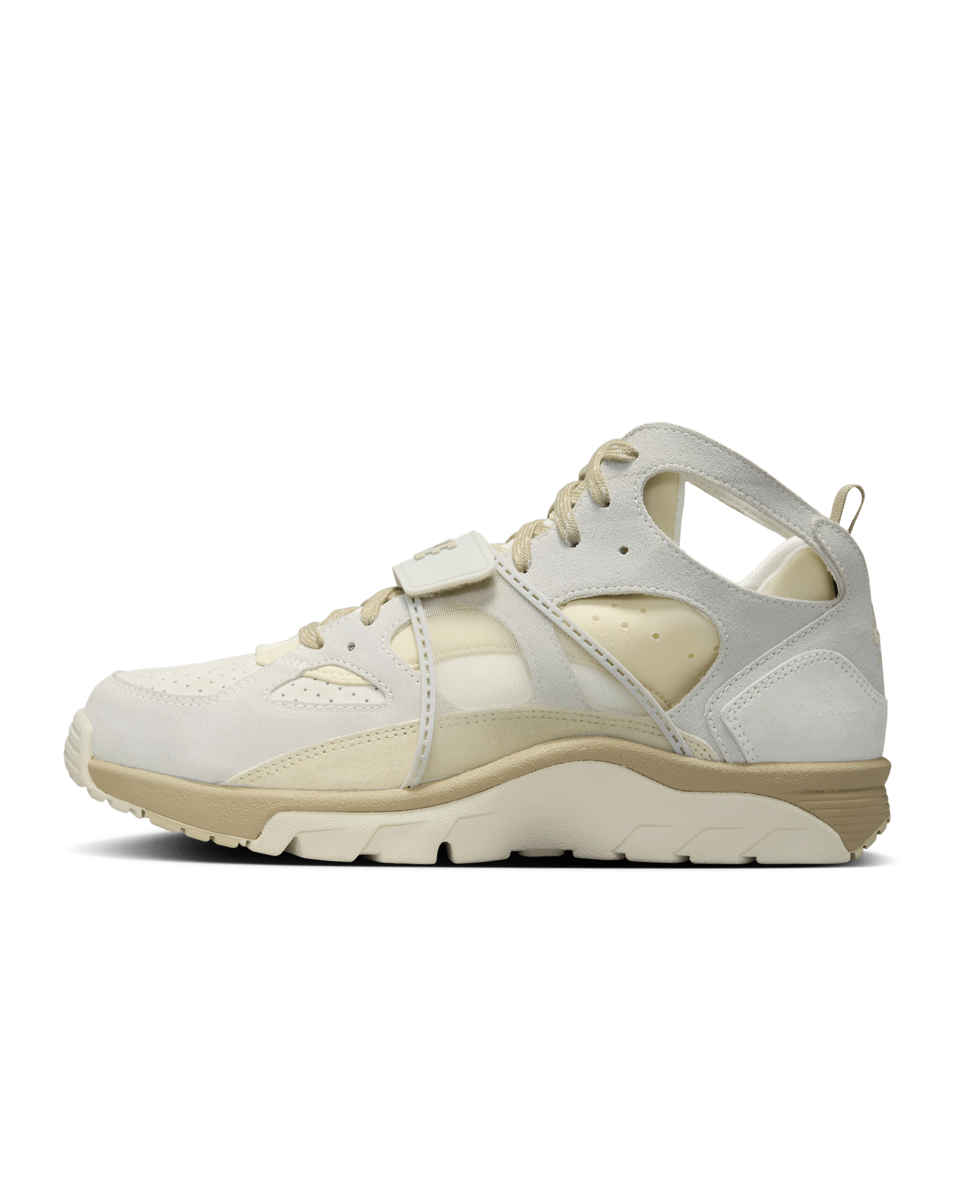 NIKE AIR HUARACHE ベージュ/ホワイト スニーカー Nike Air Trainer Huarache Men's Shoes. Nike LU